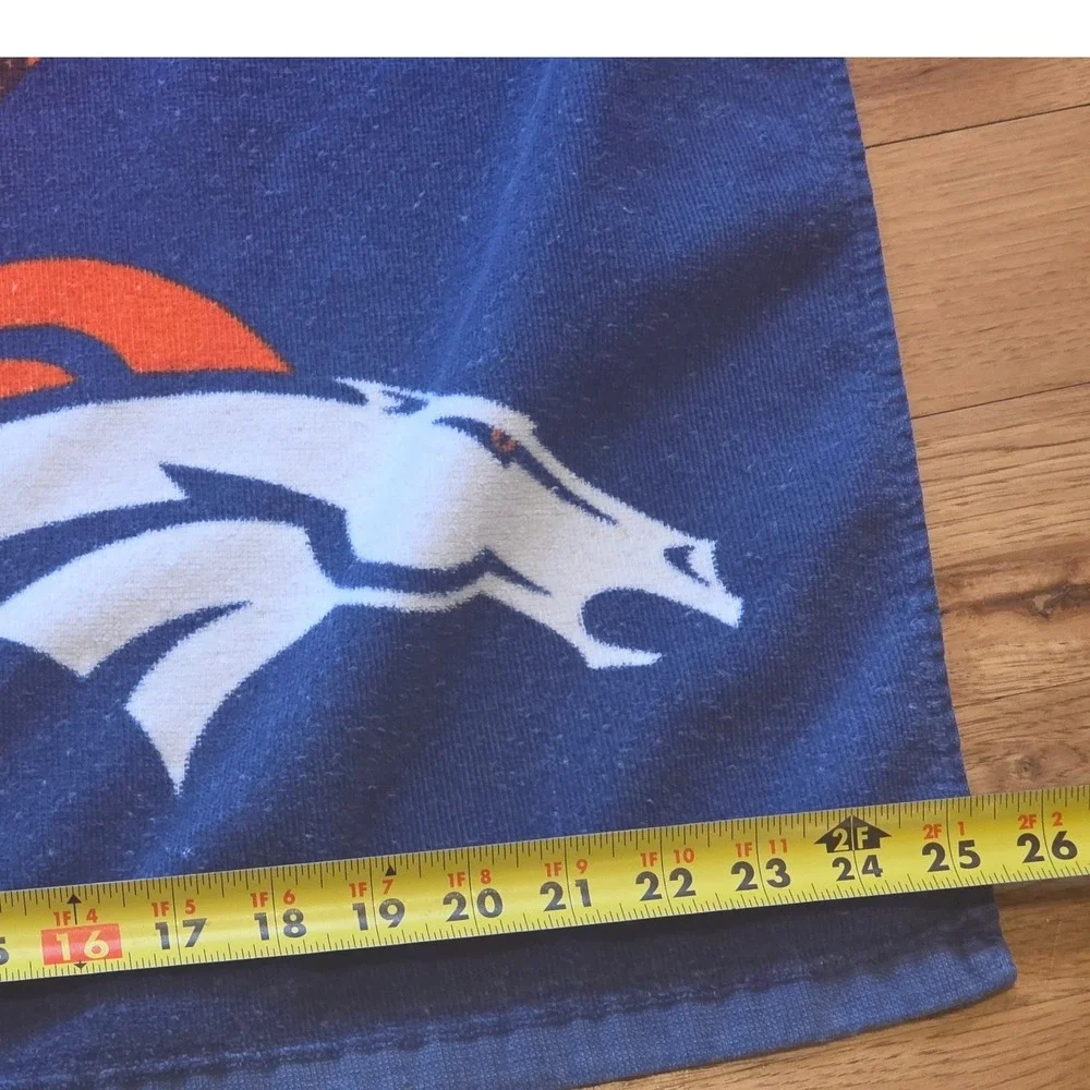 Denver Broncos Beach Towel NFL The Northwest Company Navy Blue Orange 26x52